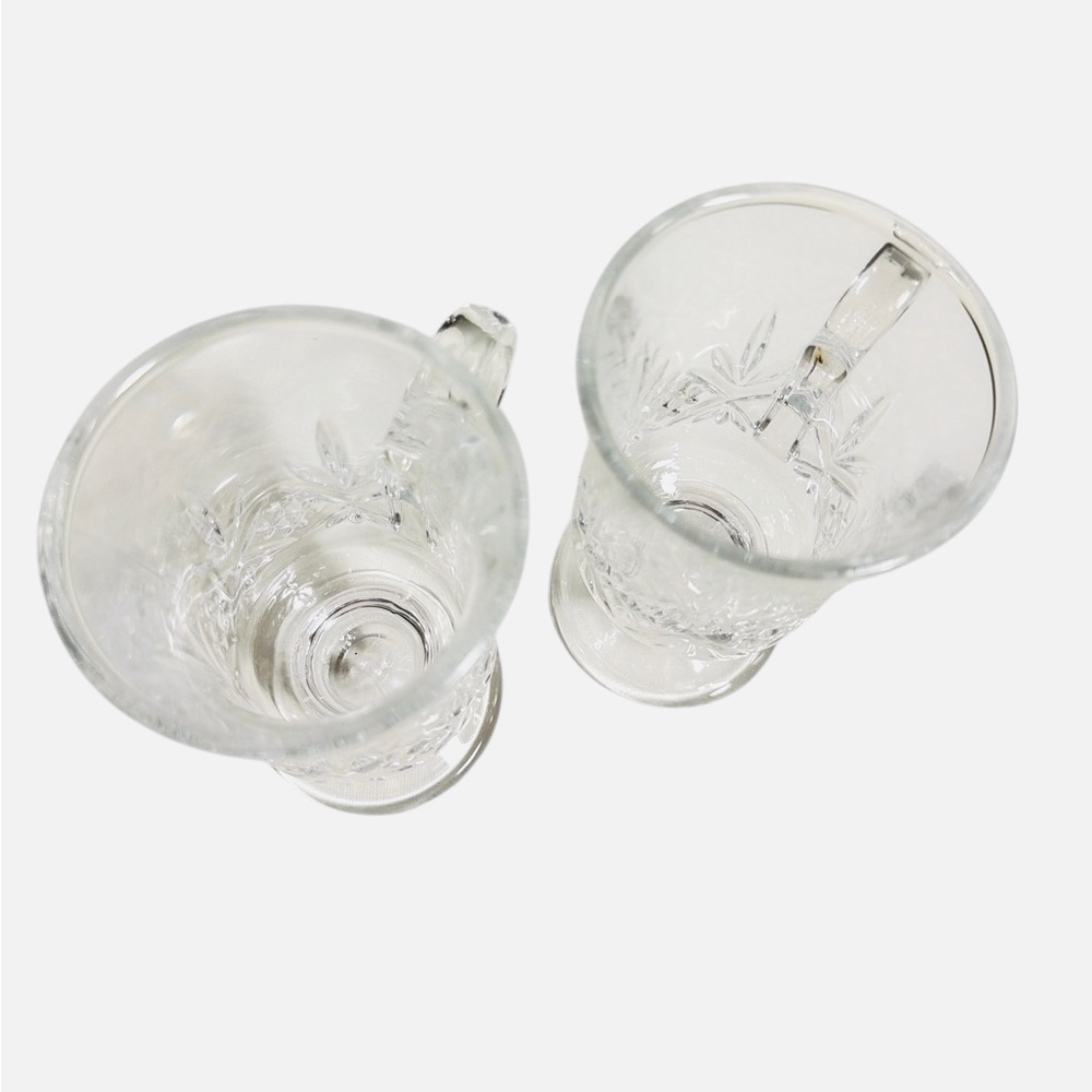Shannon by Godinger Dublin Collection Set of 2 Crystal Irish Coffee Glasses - Picture 7 of 7